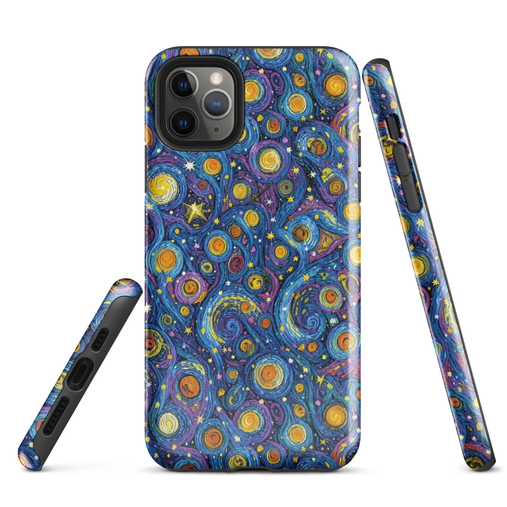 Starry Orbit on Tough Case for iPhone® — Front