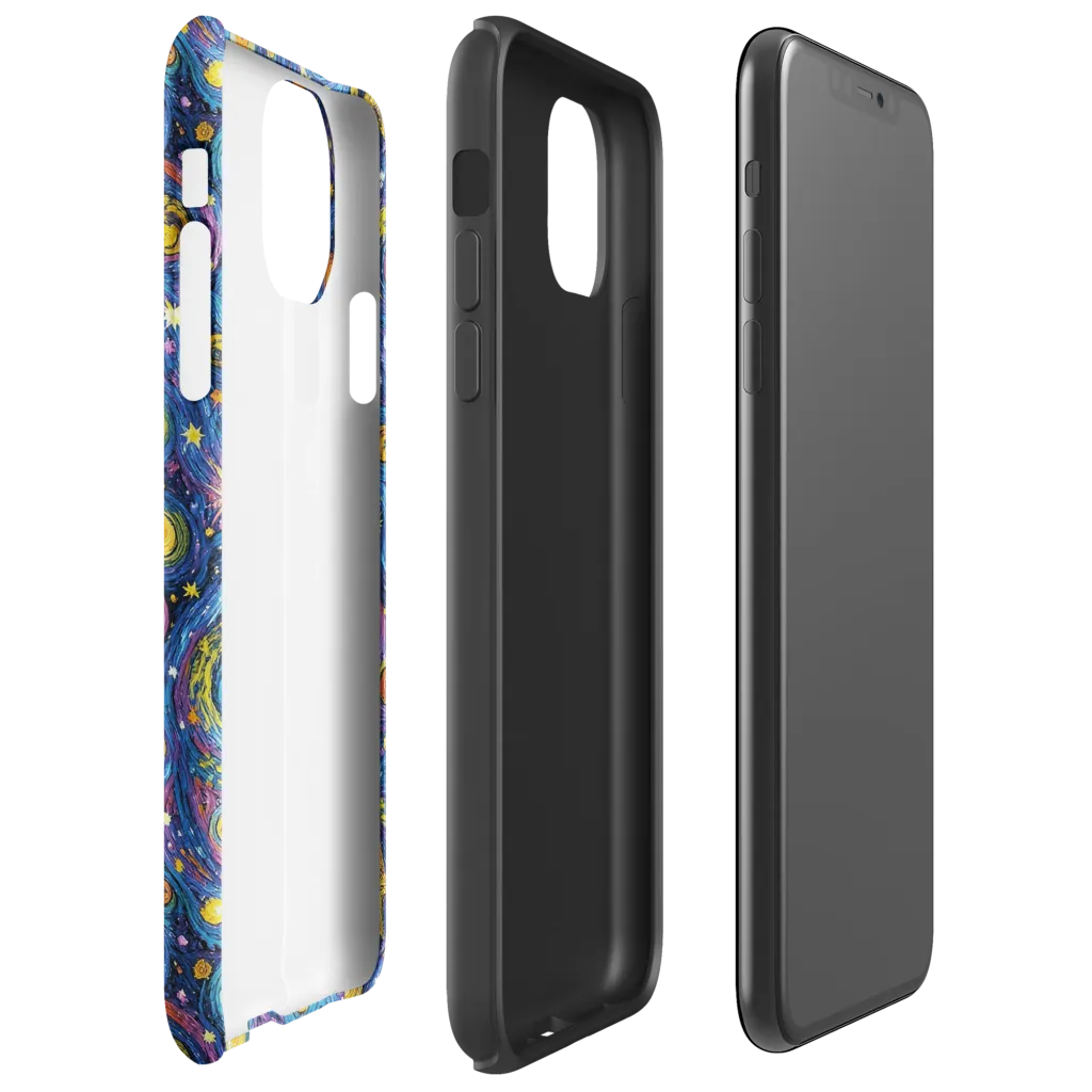 Starry Orbit on Tough Case for iPhone® — Right