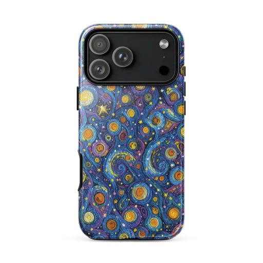 Starry Orbit on a Tough Case for iPhone®