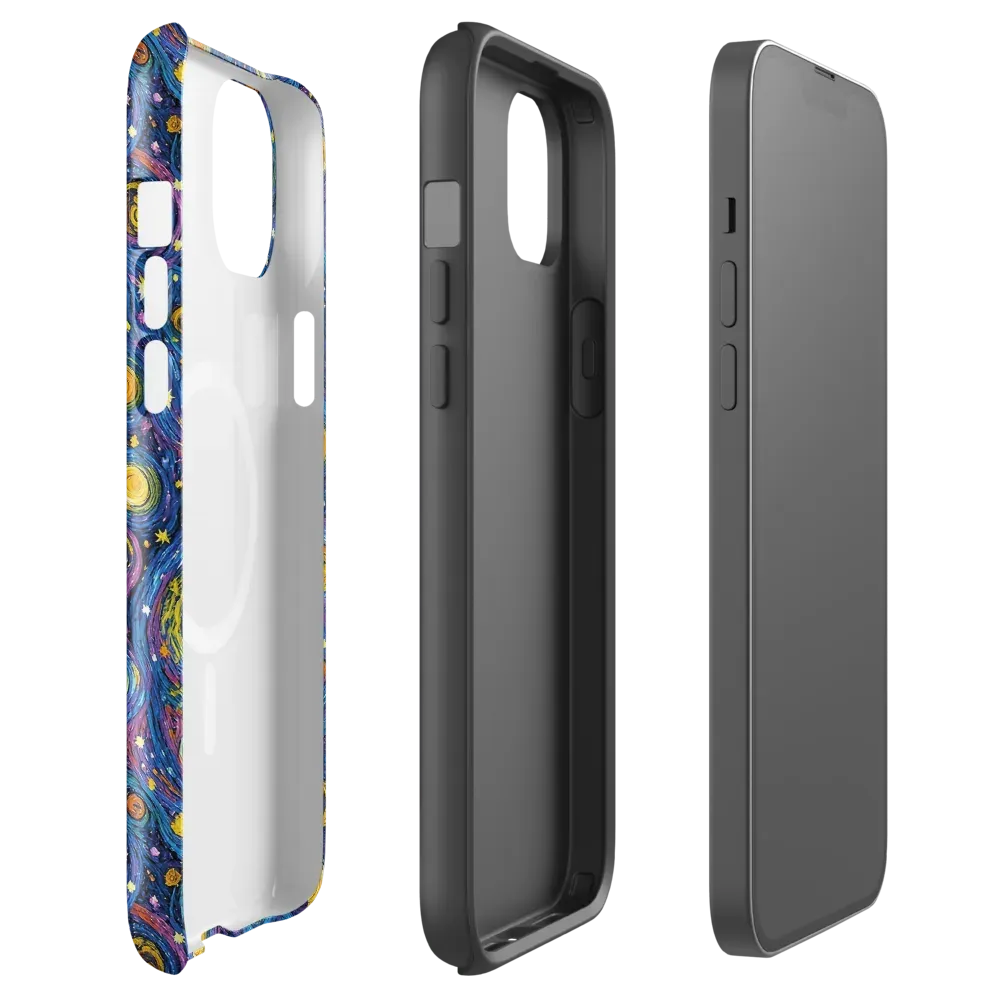 Starry Orbit on MagSafe Tough Case for iPhone® — Front
