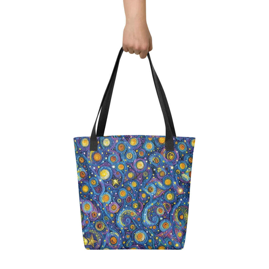 Starry Orbit on Tote Bag — Front