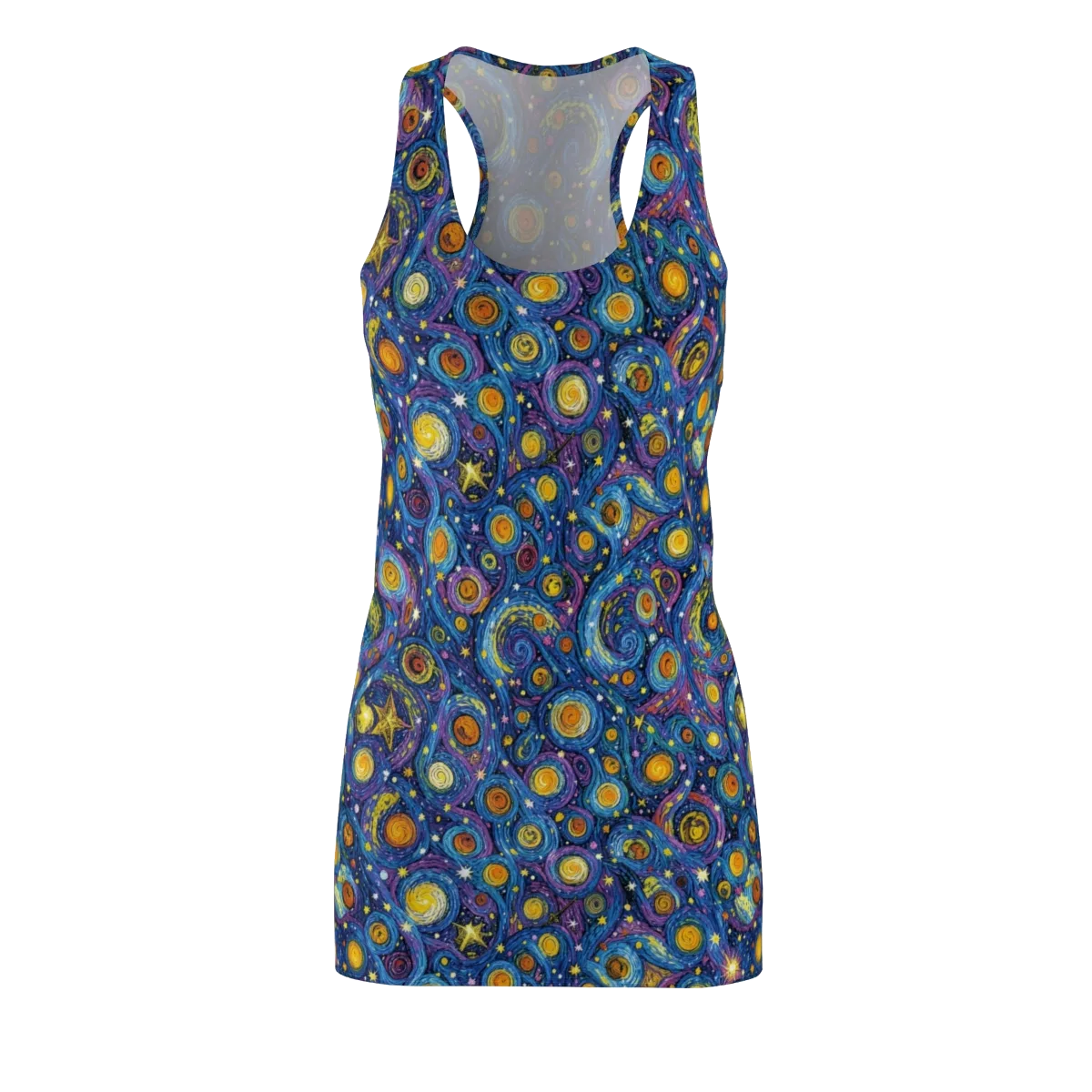 Starry Orbit on Racerback Dress — Front