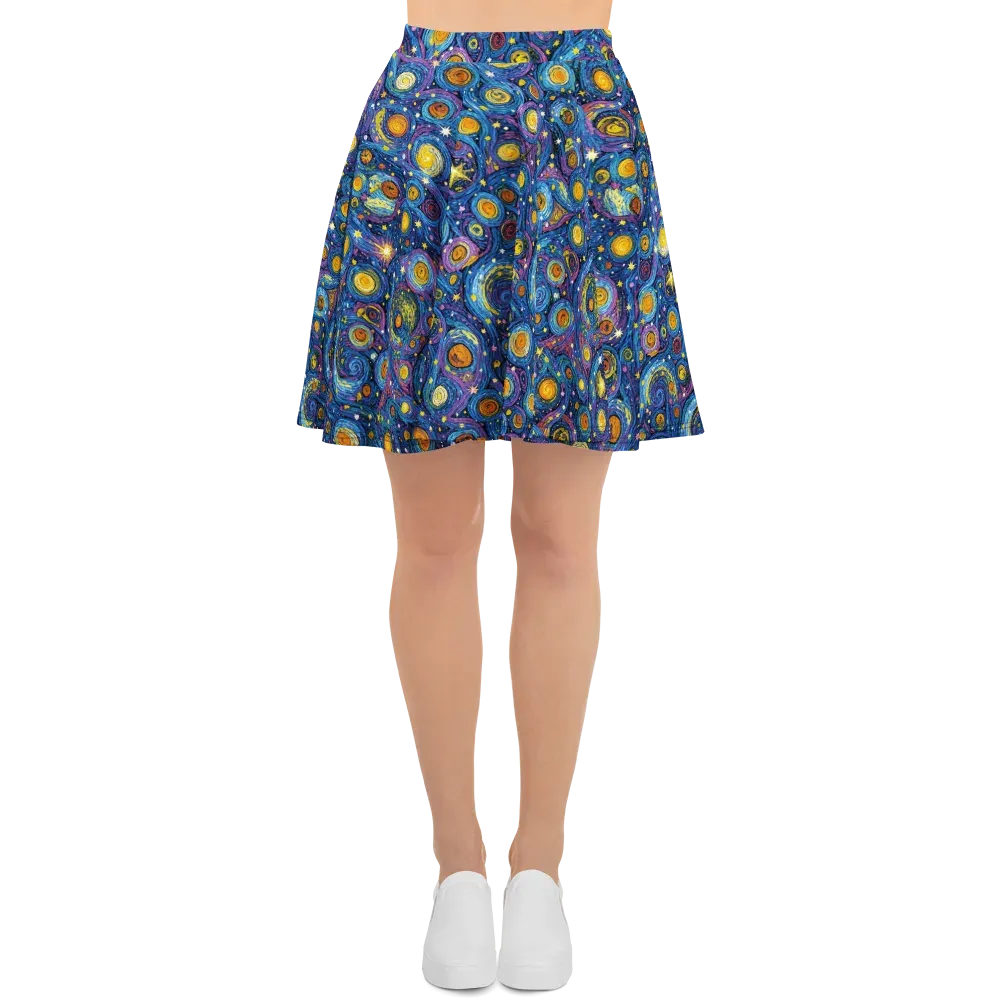 Starry Orbit on Skater Skirt — Front