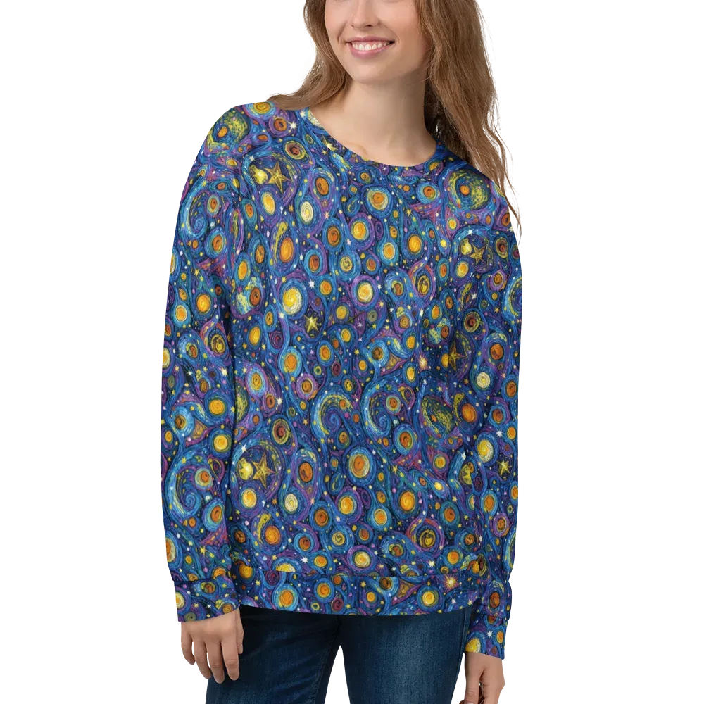 Starry Orbit on Sweatshirt — Front
