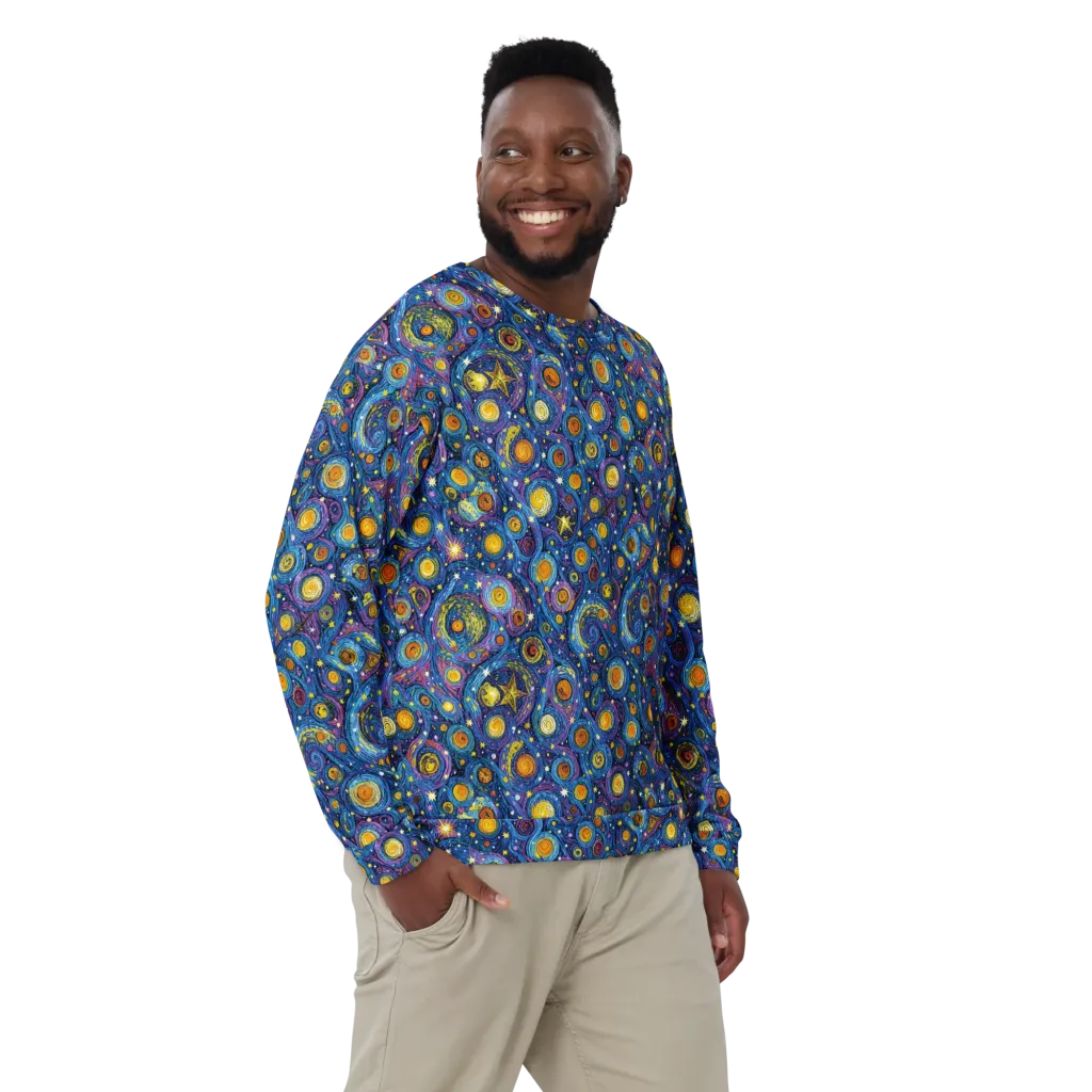 Starry Orbit on Sweatshirt — Front