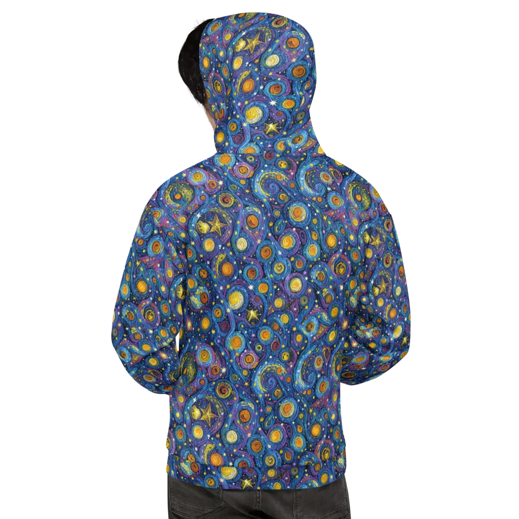 Starry Orbit on Hoodie — Back