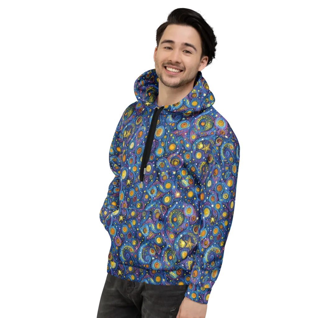 Starry Orbit on Hoodie — Left