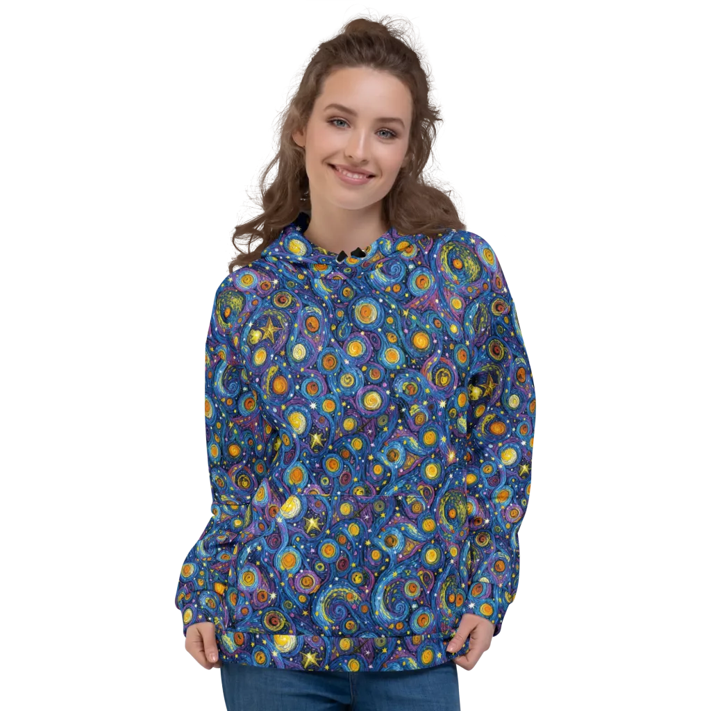 Starry Orbit on Hoodie — Front