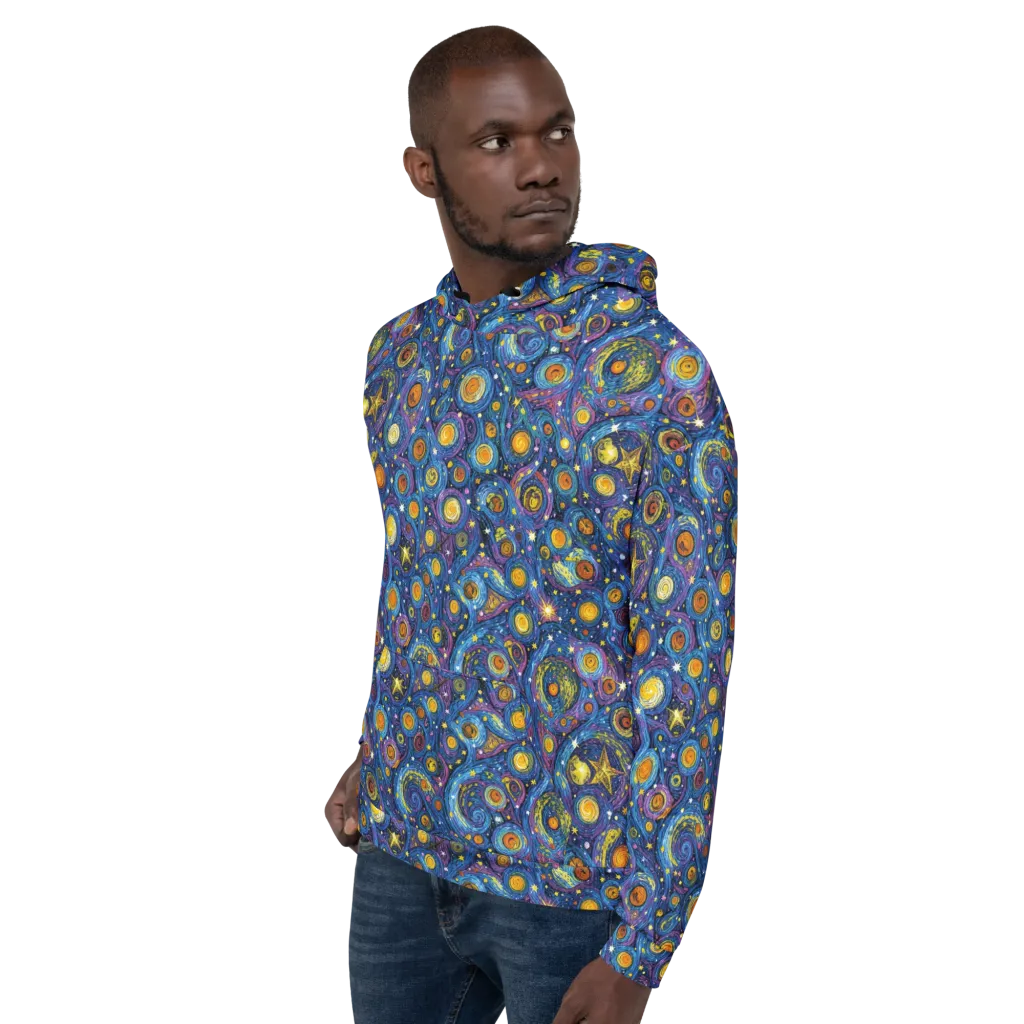 Starry Orbit on Hoodie — Left