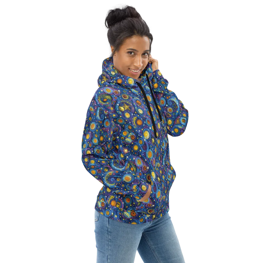 Starry Orbit on Hoodie — Right