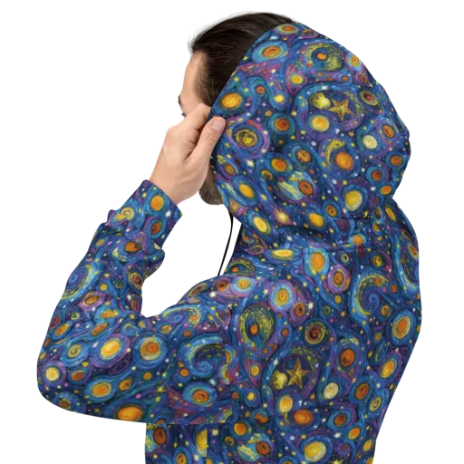 Starry Orbit on a Hoodie