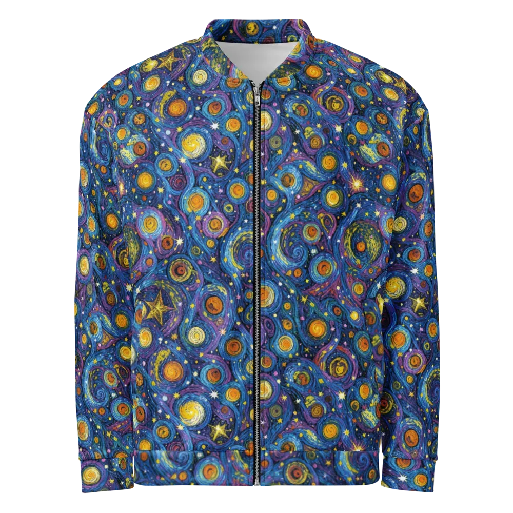 Starry Orbit on Bomber Jacket — Front