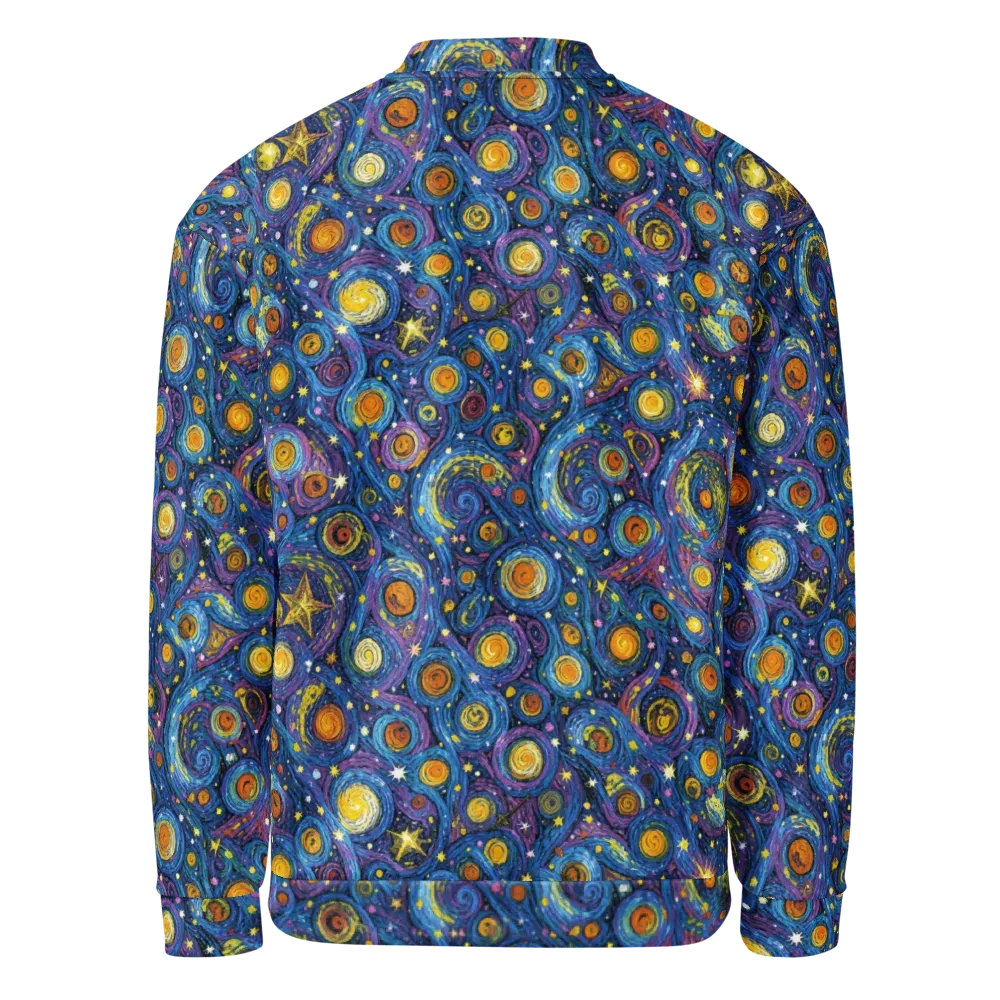 Starry Orbit on Bomber Jacket — Back