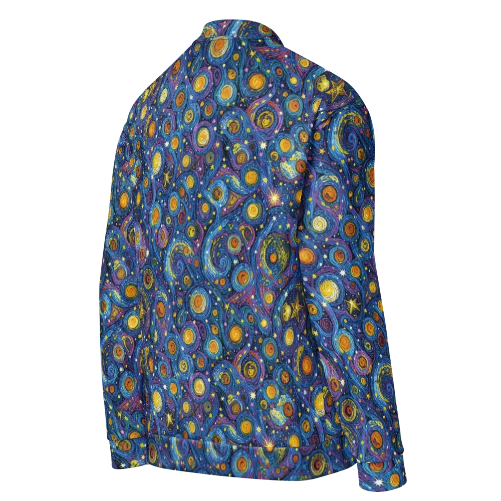 Starry Orbit on Bomber Jacket — Right Back