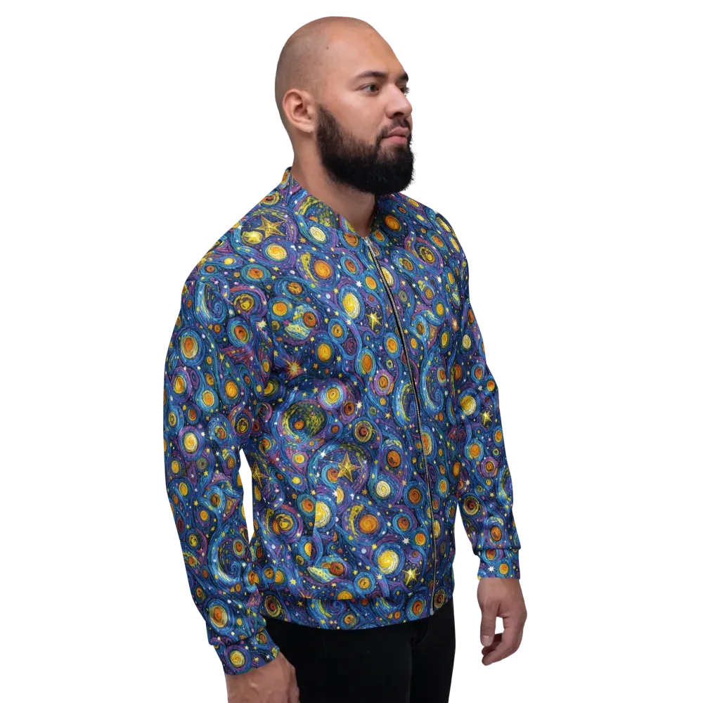 Starry Orbit on Bomber Jacket — Right