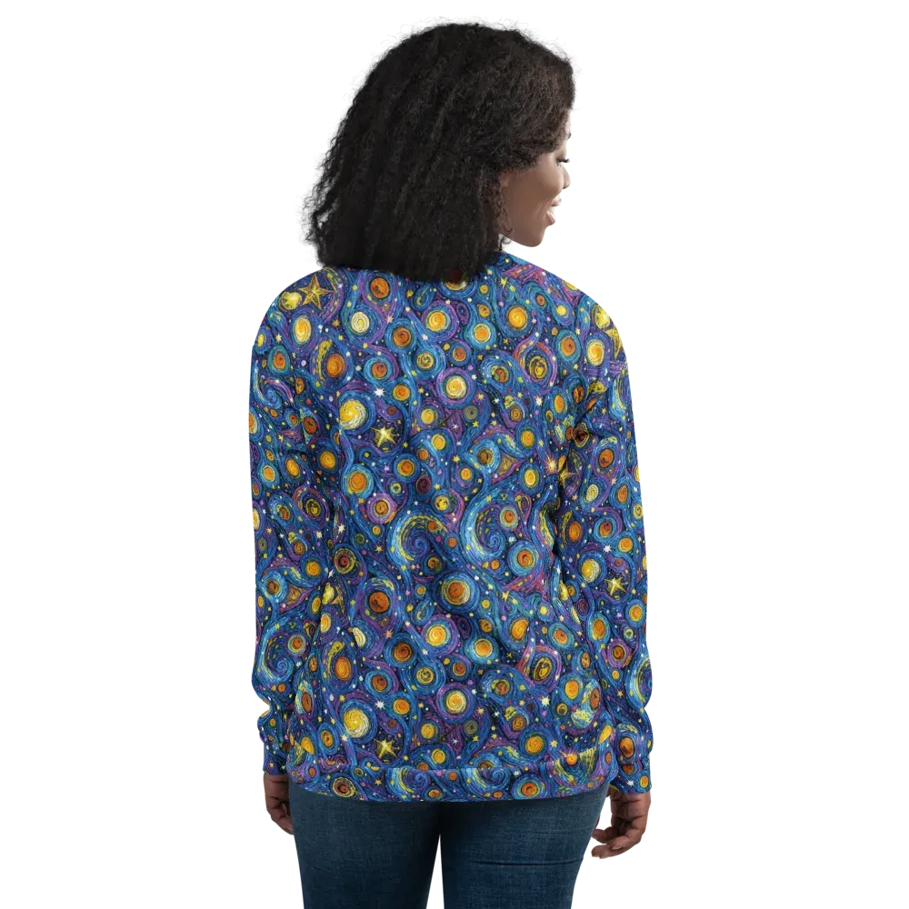 Starry Orbit on Bomber Jacket — Back