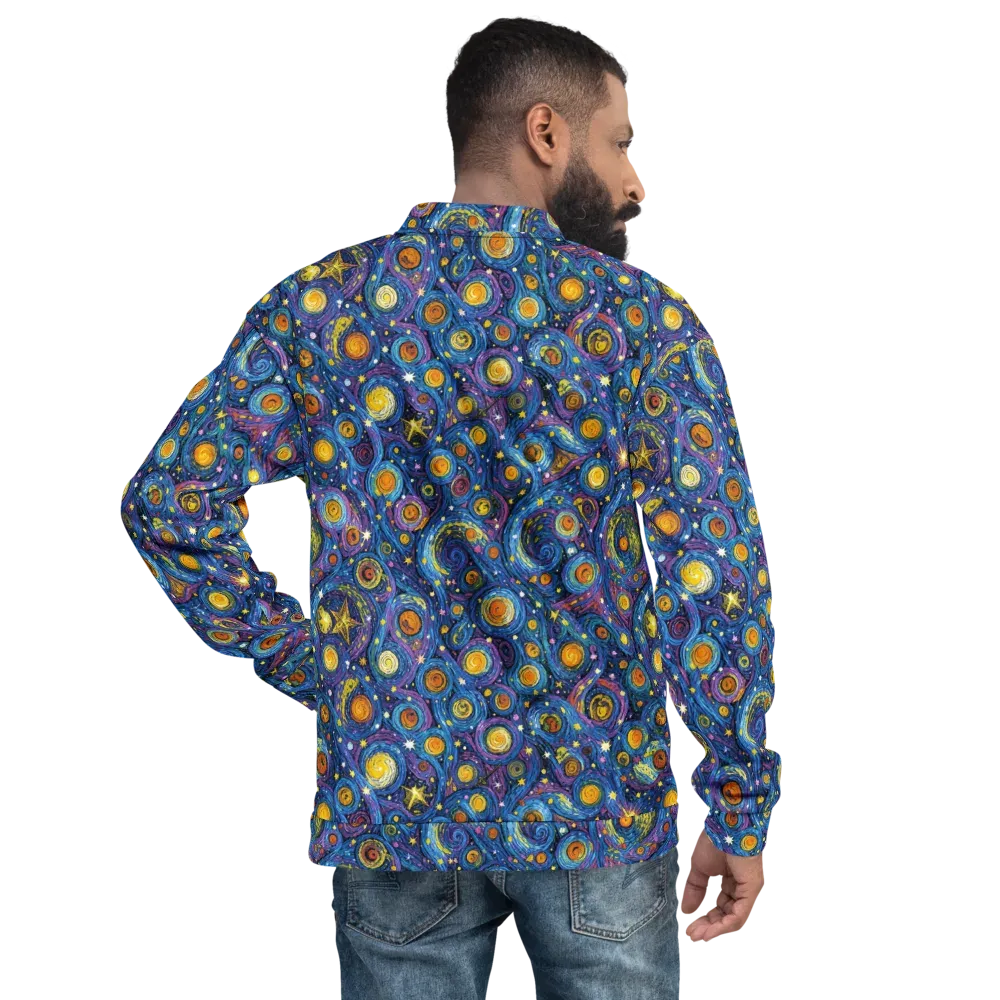 Starry Orbit on Bomber Jacket — Back