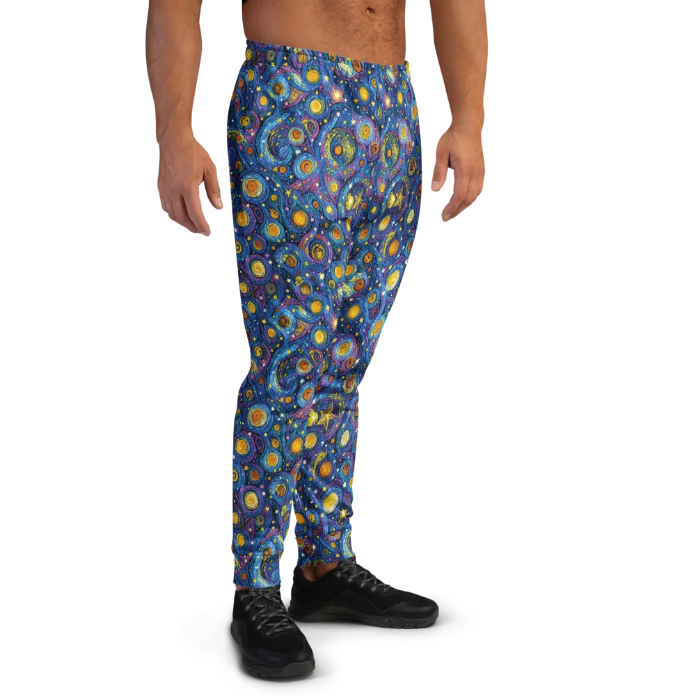 Starry Orbit on Men's Joggers — Right