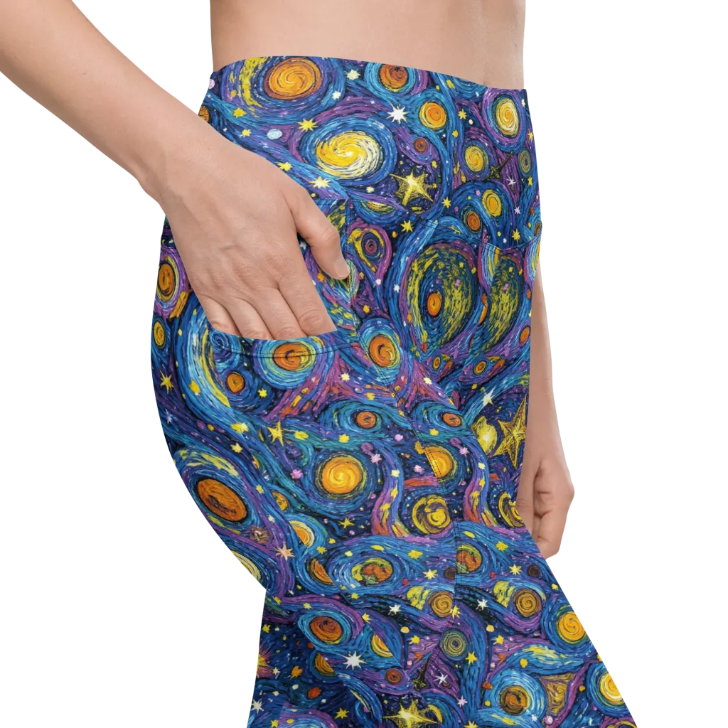Starry Orbit on Leggings with Pockets — Product details