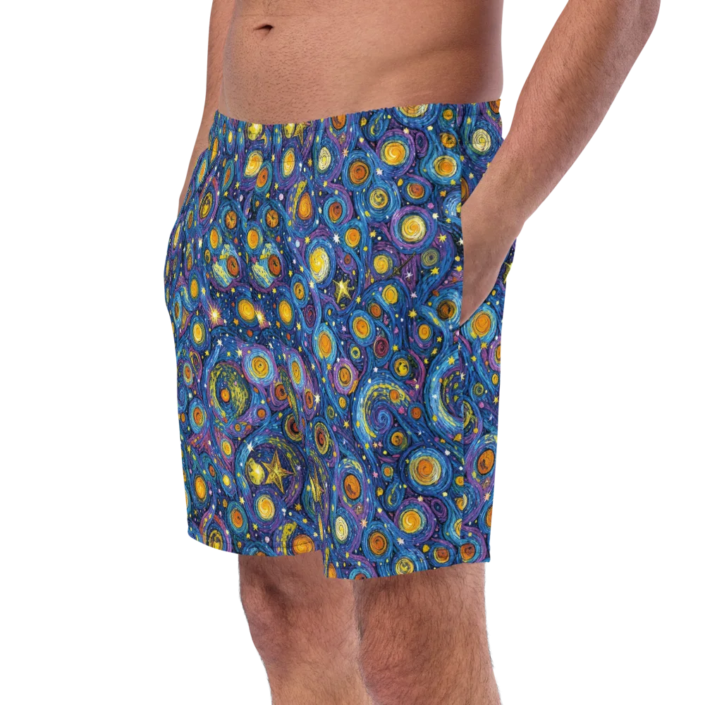 Starry Orbit on Swim Trunks — Left Front