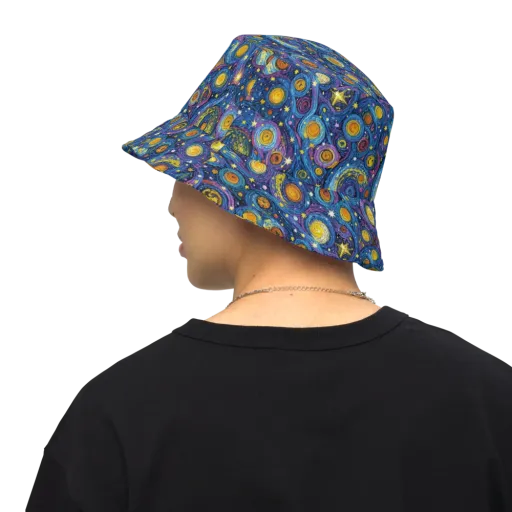 Starry Orbit on a Reversible Bucket Hat