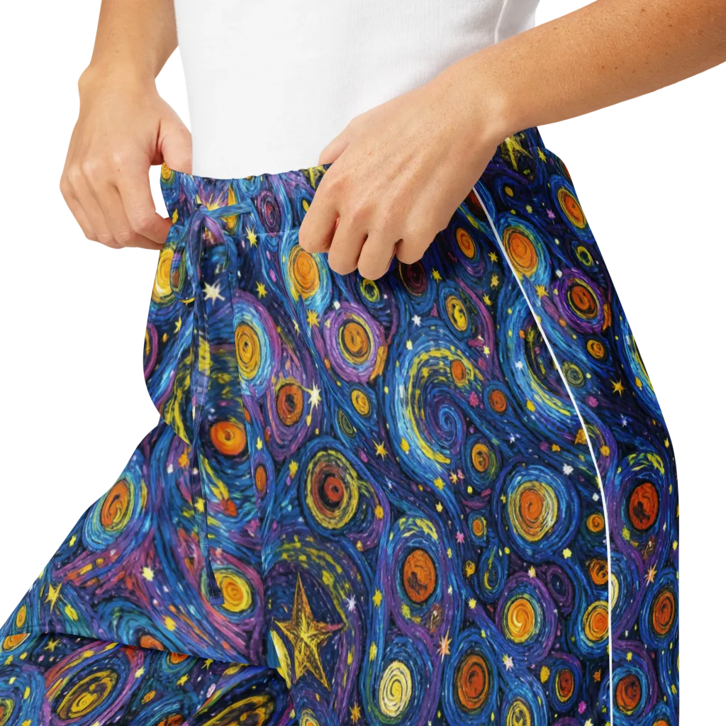 Starry Orbit on Women's Pajama Pants — Product details