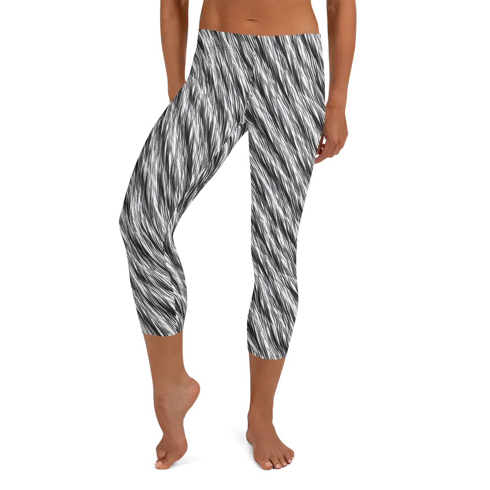 Blackwind on Capri Leggings — Front