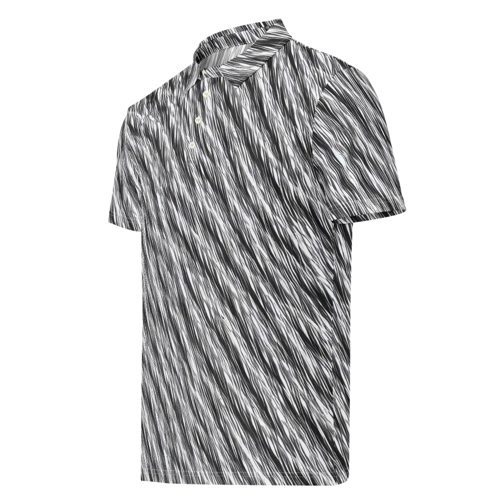 Blackwind on Men's Slim Fit Polo Shirt — Left Front