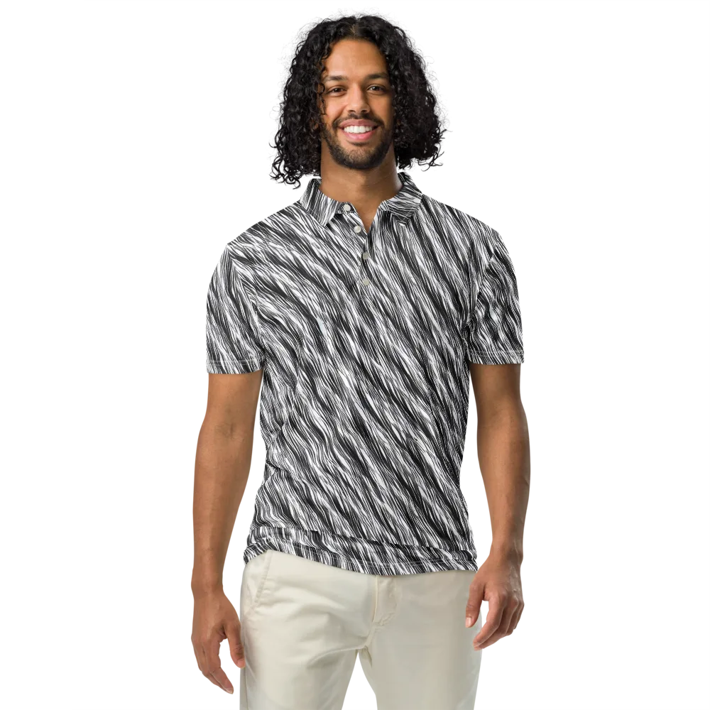 Blackwind on Men's Slim Fit Polo Shirt — Front