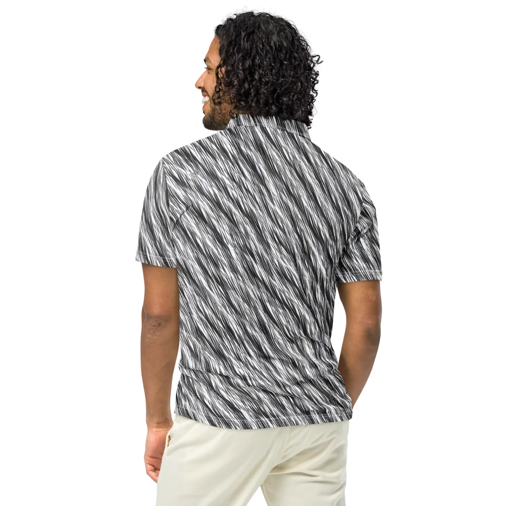 Blackwind on Men's Slim Fit Polo Shirt — Back