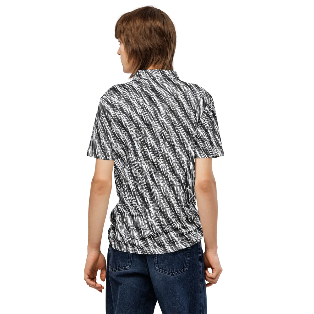 Blackwind on Men's Slim Fit Polo Shirt — Back