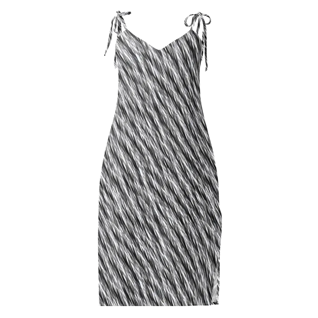 Blackwind on Slip Dress — Front