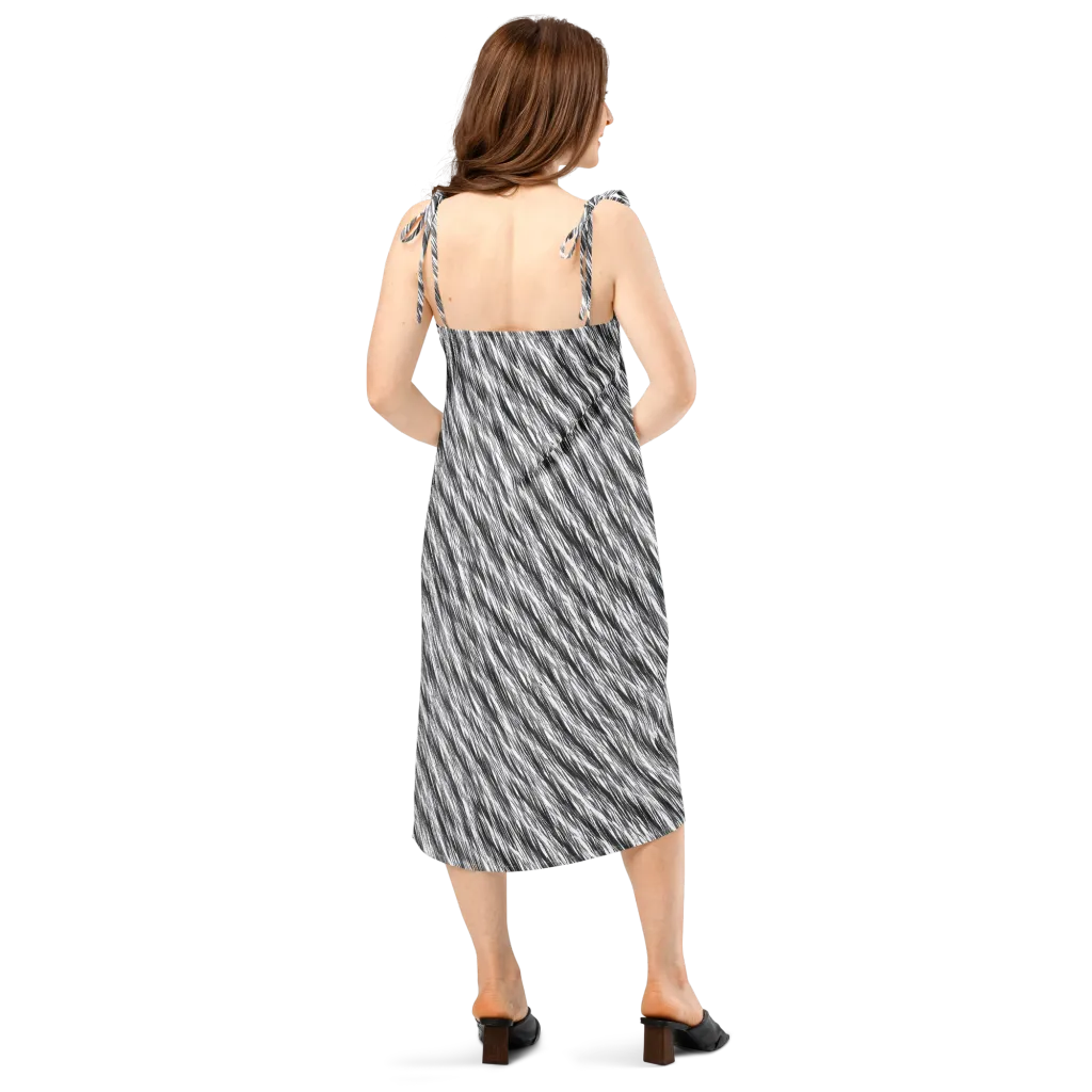 Blackwind on Slip Dress — Back