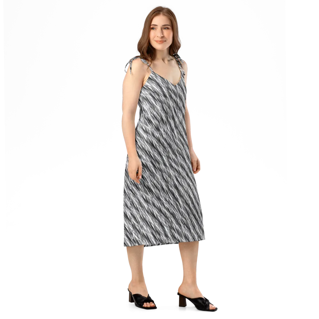 Blackwind on Slip Dress — Right Front