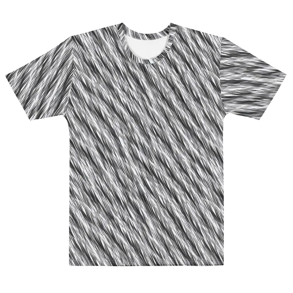 Blackwind on Men's Cotton Crew Neck T-Shirt — Front