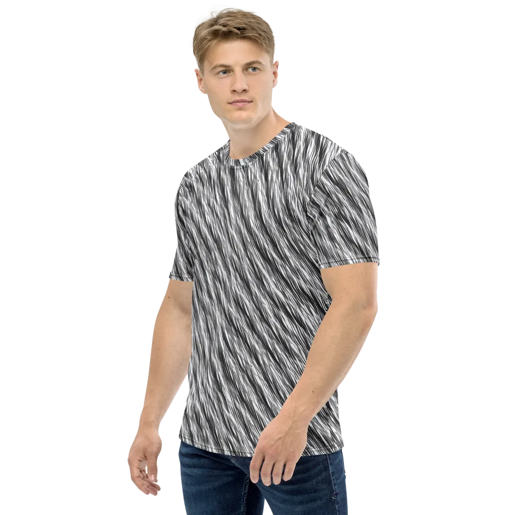 Blackwind on Men's Crew Neck T-Shirt — Left