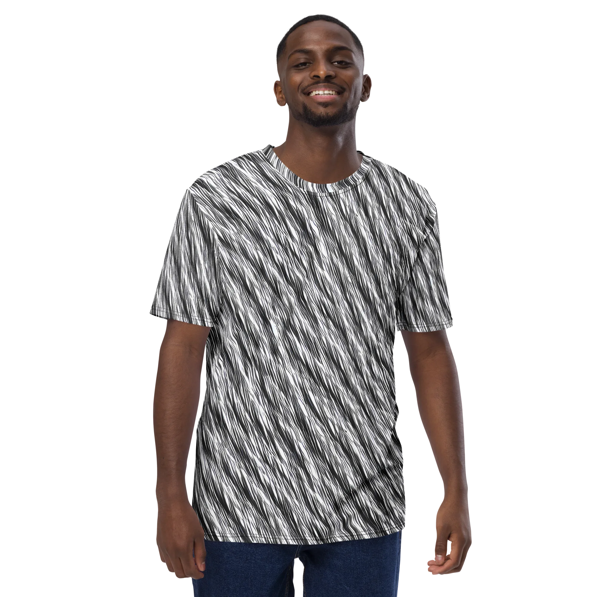 Blackwind on Men's Crew Neck T-Shirt — Front
