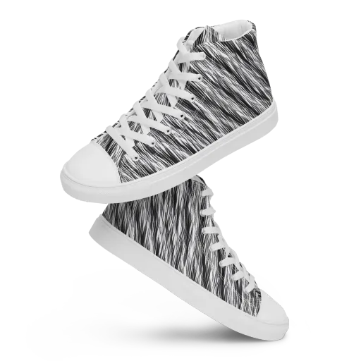 Blackwind on a Men's High Top Canvas Shoes