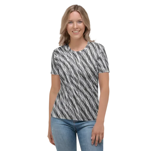 Blackwind on a Women's Crew Neck T-Shirt