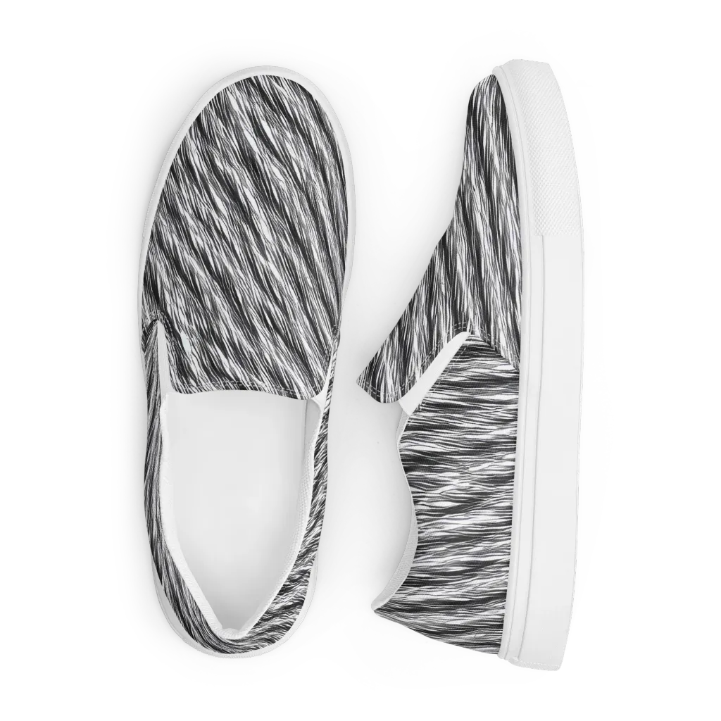Blackwind on Men's Slip-On Canvas Shoes — Front