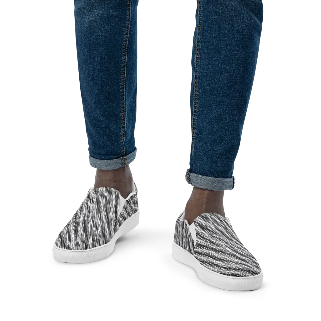 Blackwind on Men's Slip-On Canvas Shoes — Front