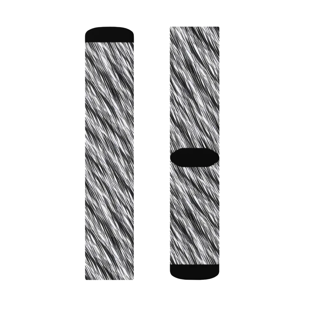 Blackwind on Socks — Right Sock