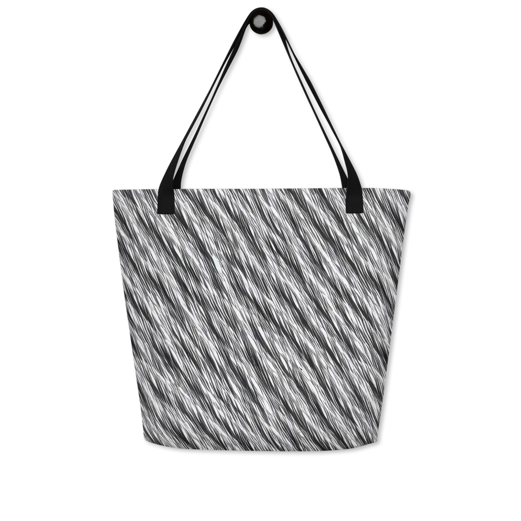 Blackwind on Large Tote Bag W/ Pocket — Front