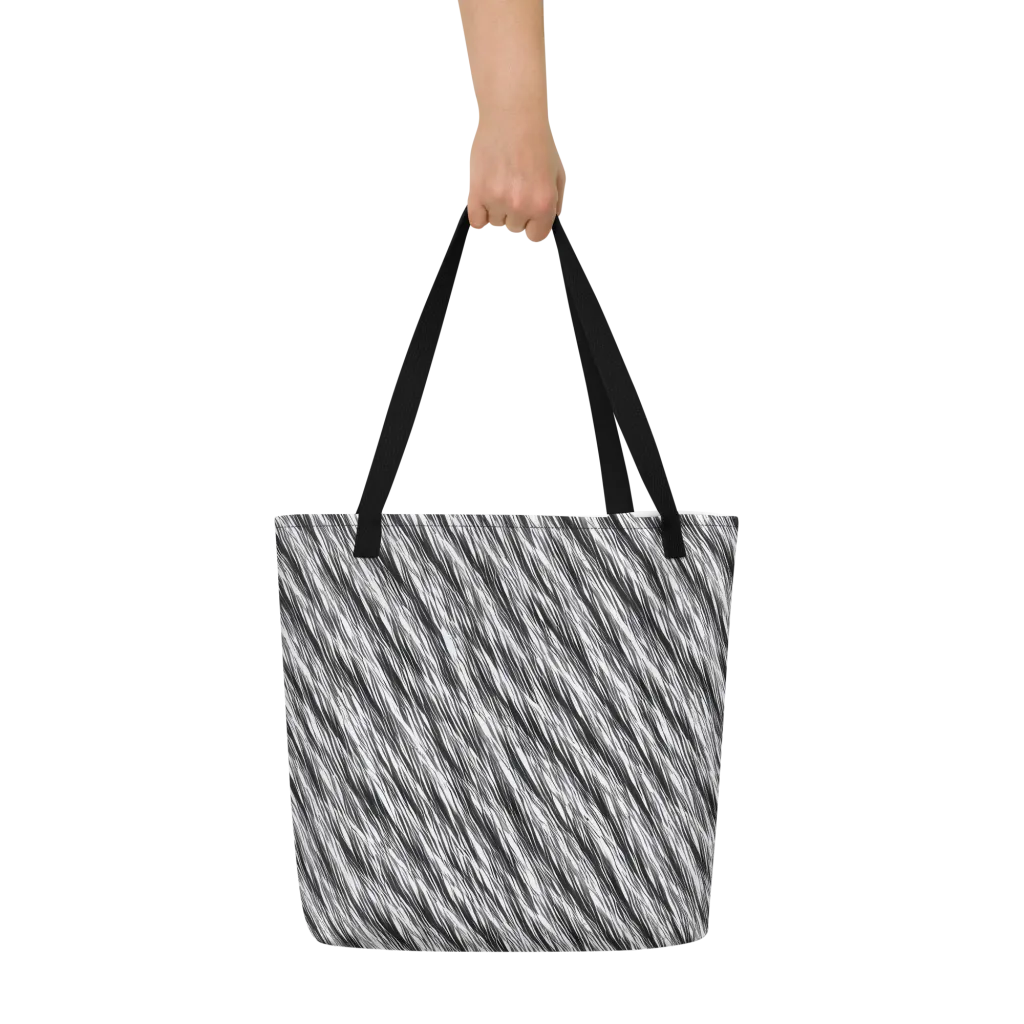 Blackwind on Large Tote Bag W/ Pocket — Front