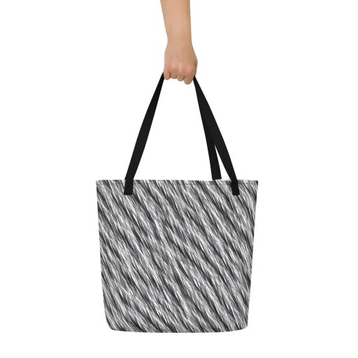 Blackwind on a Large Tote Bag W/ Pocket