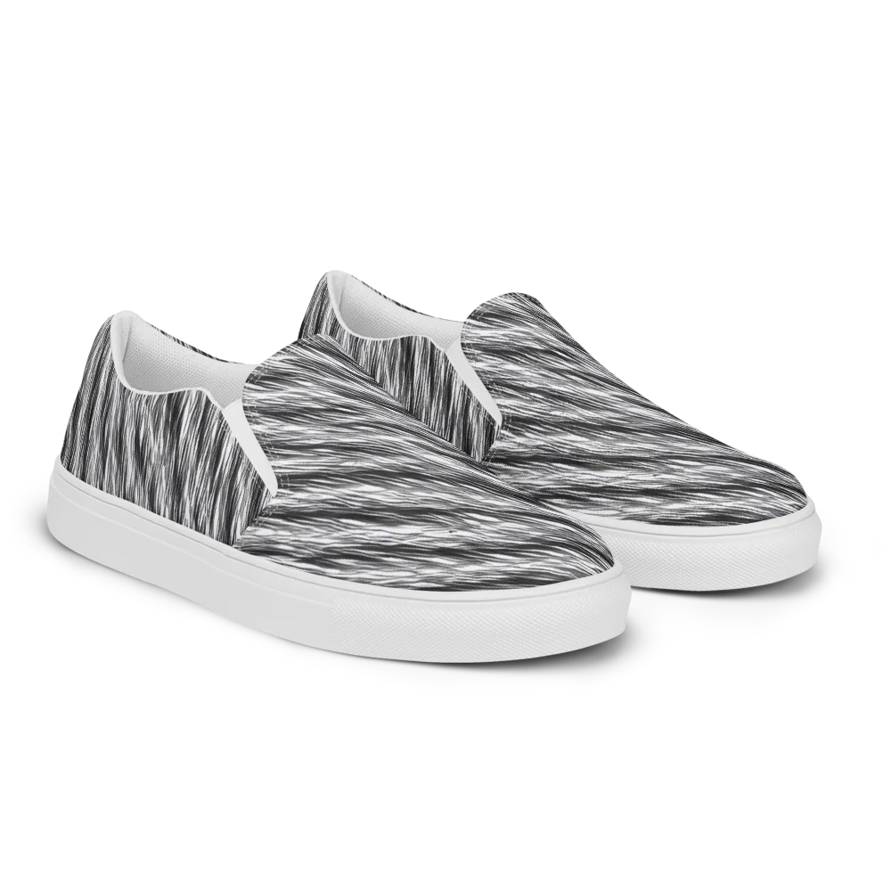 Blackwind on Women's Slip-On Canvas Shoes — Right Front