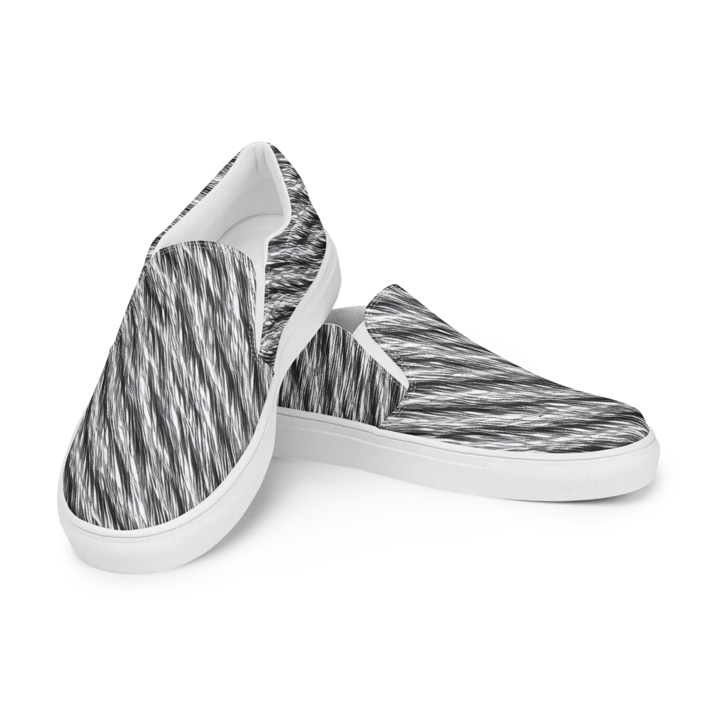 Blackwind on Women's Slip-On Canvas Shoes — Left Front