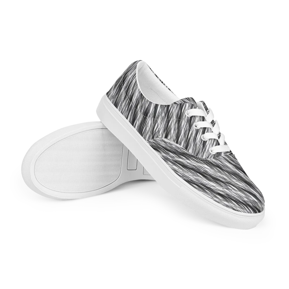 Blackwind on Men's Lace-Up Canvas Shoes — Right Front