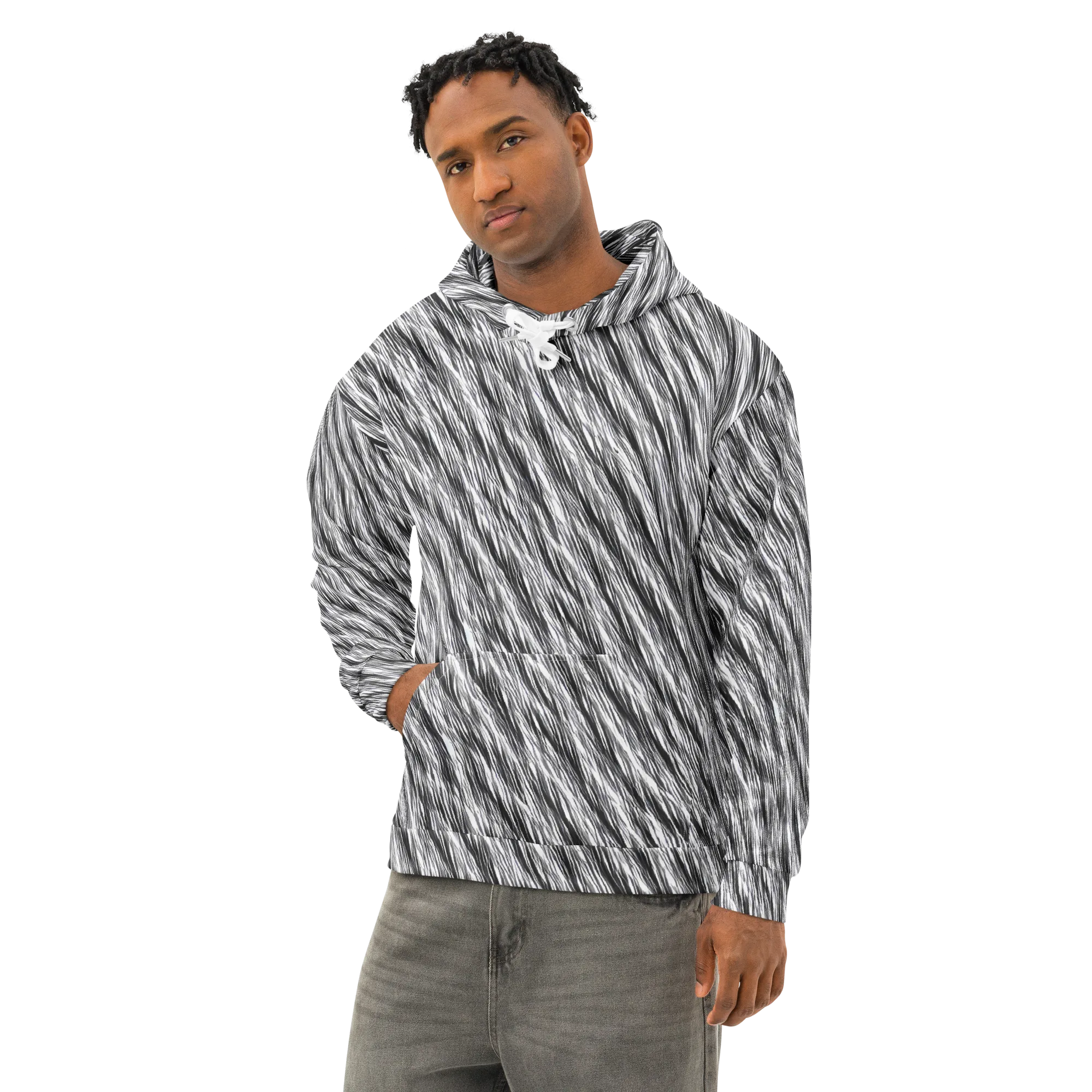 Blackwind on Cotton Hoodie — Left Front