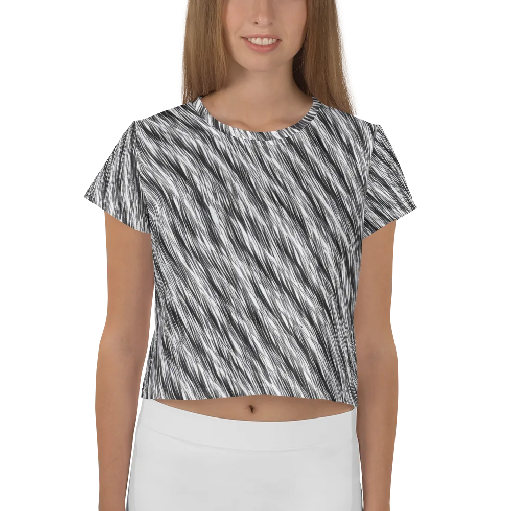 Blackwind on Crop Tee — Front